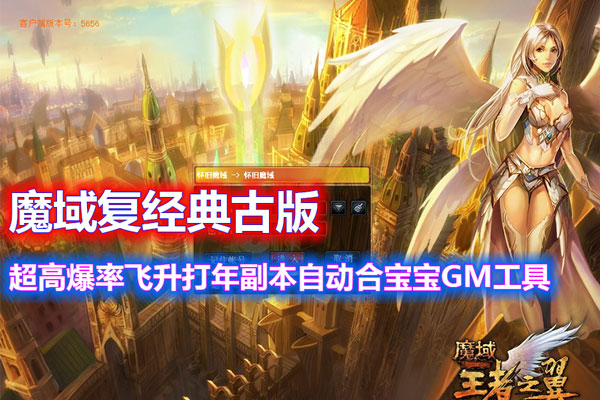 魔域经典复古三职业爆率超高打年飞升单机版GM工具+教程